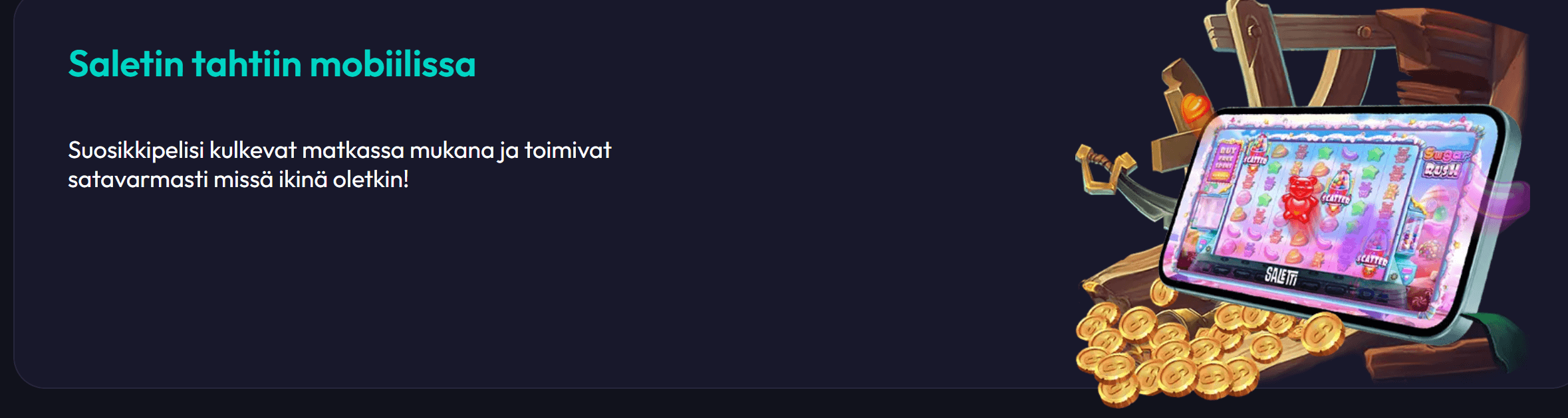 Saletti Kasino mobiili
