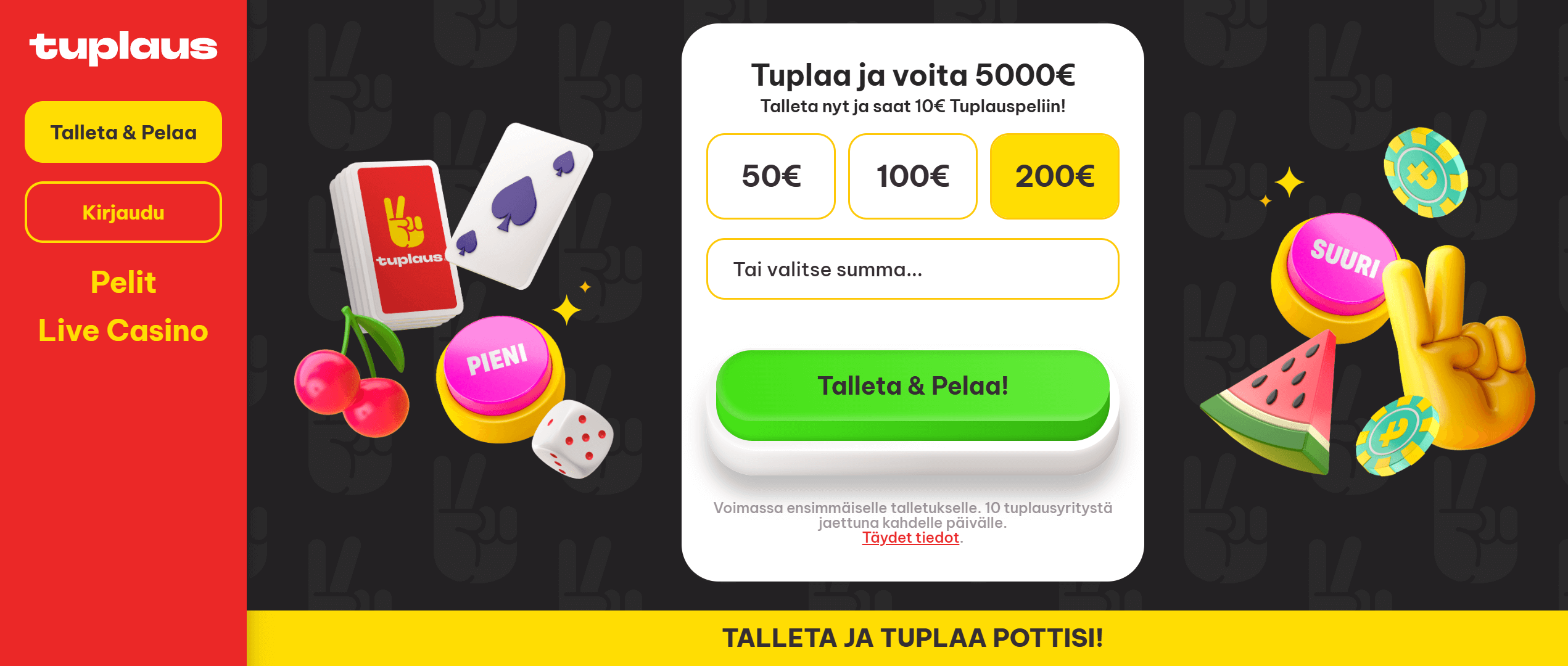 Tuplaus bonus